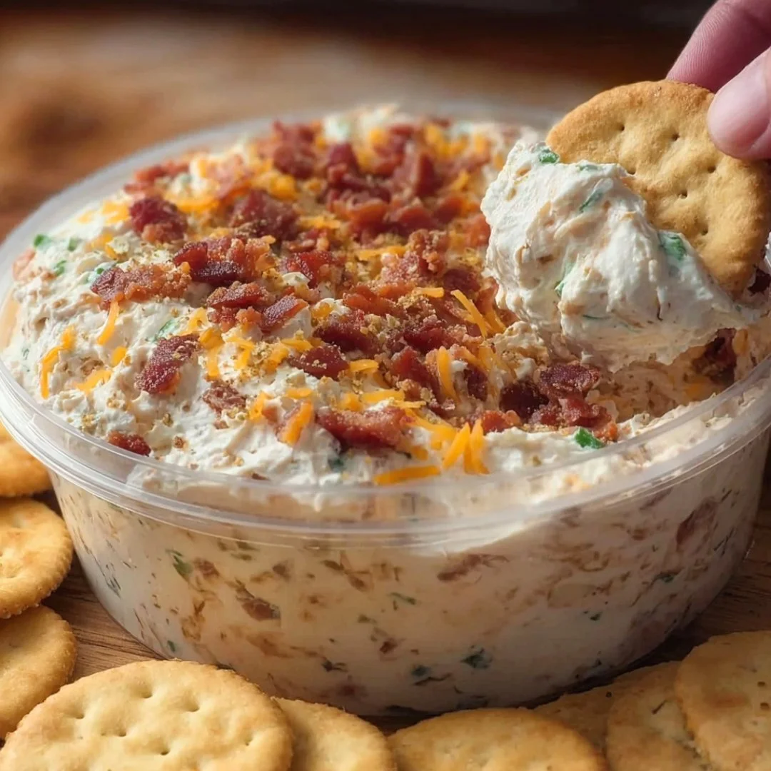 A bowl of No Name Dip surrounded by fresh vegetables and chips.