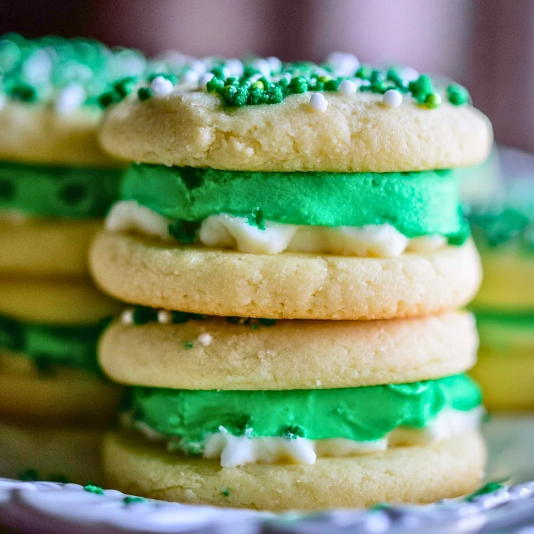 The softest thick sugar cookie fresh from the oven with icing.